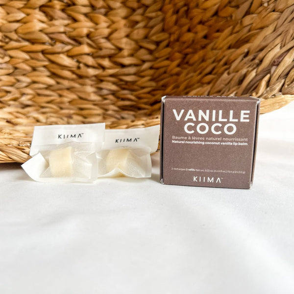 Recharge baume à lèvres Kiima - Vanille coco - Marie fil