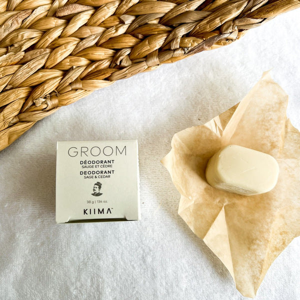 Recharge déodorant Kiima x Groom Sauge et Cèdre - Marie fil