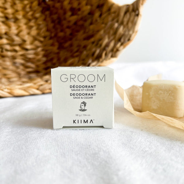 Recharge déodorant Kiima x Groom Sauge et Cèdre - Marie fil