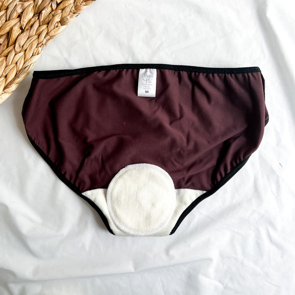 Rondelle absorbante et imperméable pour culotte menstruelle lavable - Frontbleeder - Marie fil