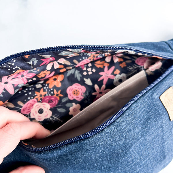 Sac banane en jeans recyclé - Marie fil