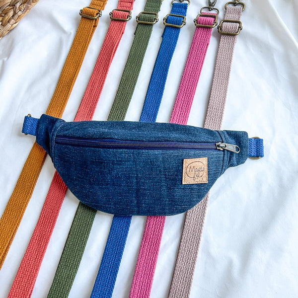Sac banane en jeans recyclé - Marie fil