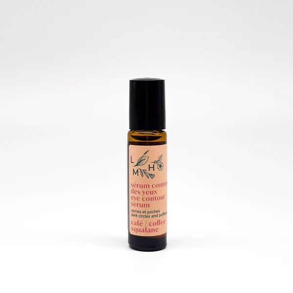 Sérum contour des yeux - café et squalane pour cernes et poches - Marie fil