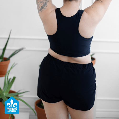Short de bain menstruel - Maillot de bain menstruel short (bas) - Marie fil