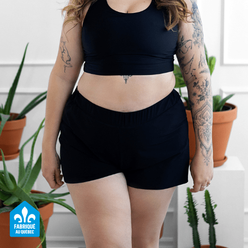 Short de bain menstruel - Maillot de bain menstruel short (bas) - Marie fil