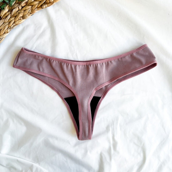 Tanga menstruel Keepsake Lilas - Culotte menstruelle - Marie fil