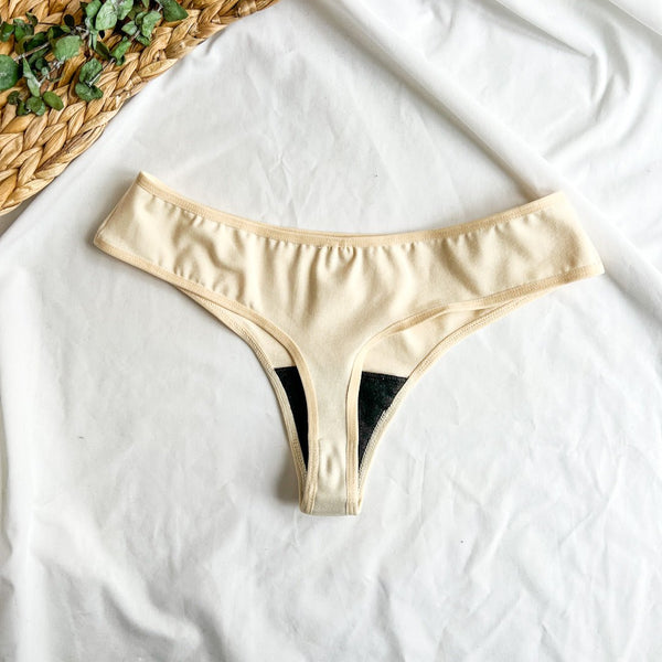 Tanga menstruel Naturel - Culotte menstruelle - Marie fil