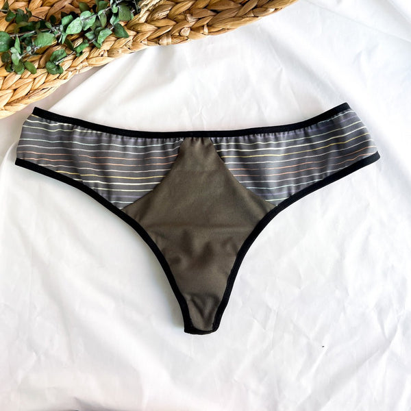 Tanga Menstruel Zéro Déchet - Culotte Menstruelle - Marie fil