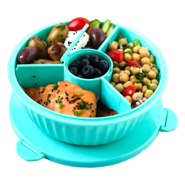 Yumbox - Contenant Poke Bowl - 3 Compartiments - Marie fil