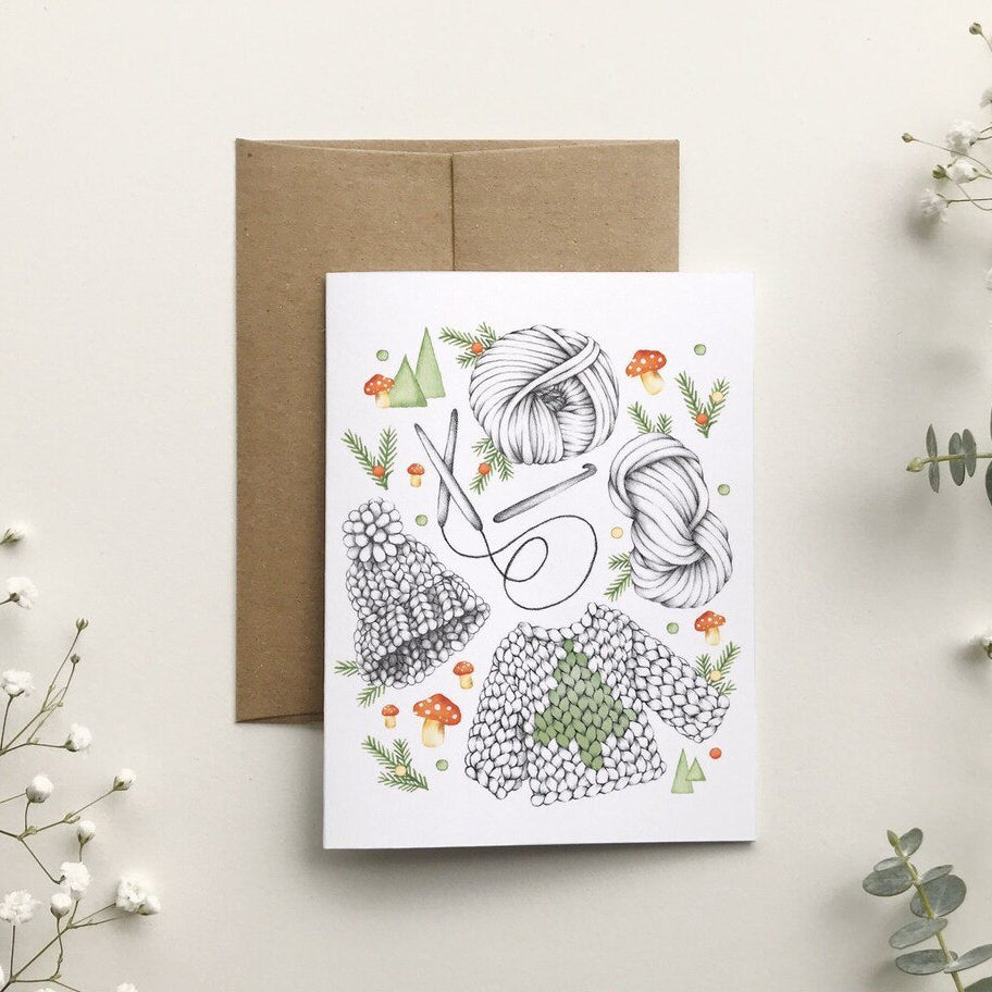 Carte de souhait- Katrinn Pelletier - Marie fil