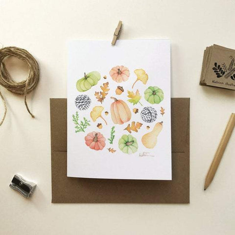 Carte de souhait- Katrinn Pelletier - Marie fil