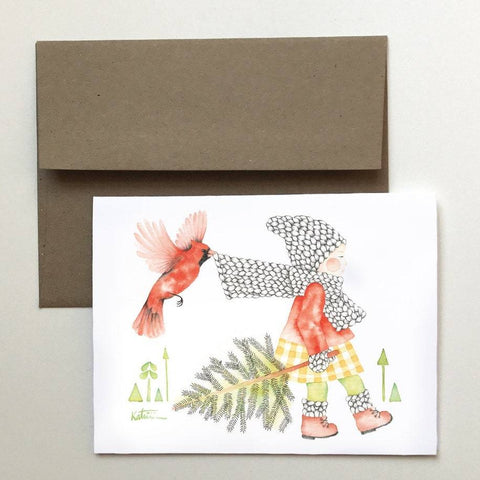 Carte de souhait- Katrinn Pelletier - Marie fil