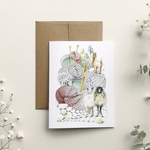 Carte de souhait par Katrinn Pelletier Illustration - Marie fil