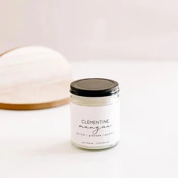 Chandelle de soya - Clémetine mangue - Marie fil - Boutique écoresponsable | Culotte menstruelle & Zéro déchet