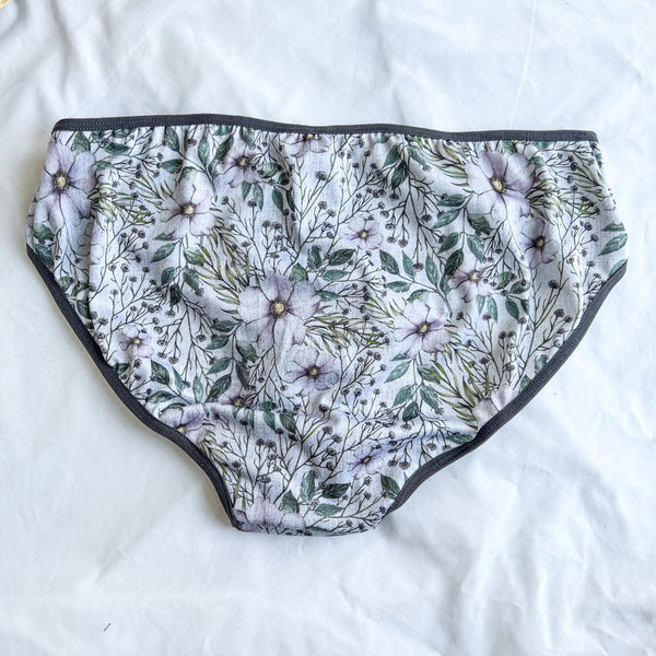 Culotte Menstruelle Fleurs Sauvages - en polyester recyclé - Marie fil