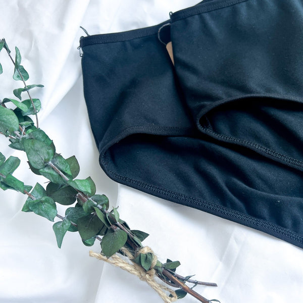 Culotte Menstruelle Taille Haute + - Marie fil - Boutique écoresponsable | Culotte menstruelle & Zéro déchet