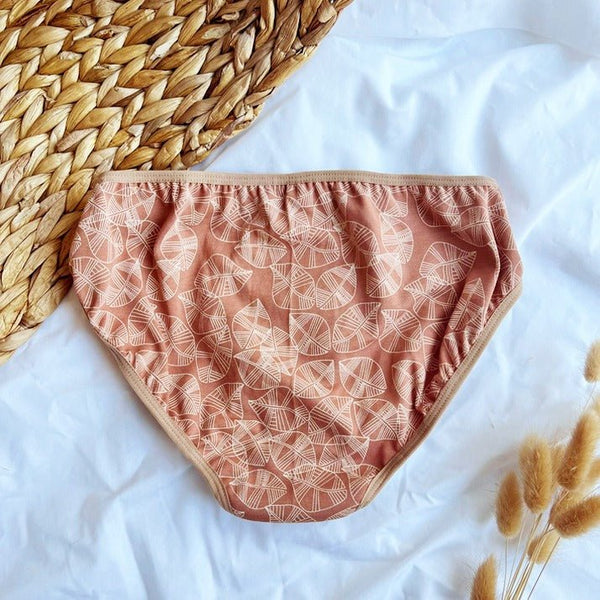 Culotte Menstruelle Terracotta - Marie fil - Boutique écoresponsable | Culotte menstruelle & Zéro déchet