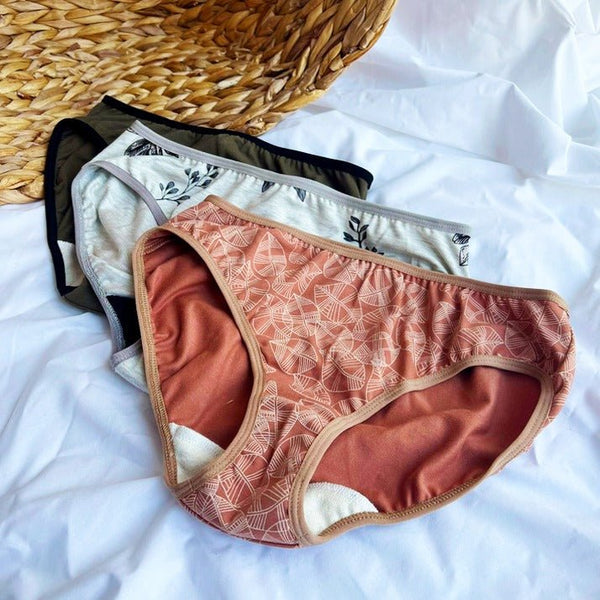 Culotte Menstruelle Terracotta - Marie fil - Boutique écoresponsable | Culotte menstruelle & Zéro déchet