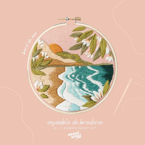 Ensemble de broderie DIY - Marie fil - Culotte menstruelle écoresponsable