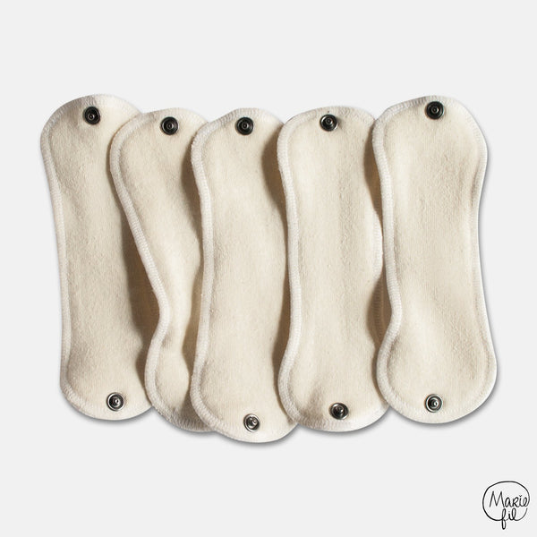 Inserts absorbants pour culottes menstruelles lavables - Marie fil