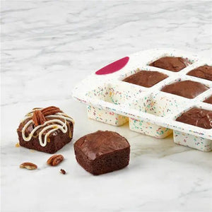 Moule à 12 brownies avec structure en silicone trudeau - Marie fil - Culotte menstruelle écoresponsable