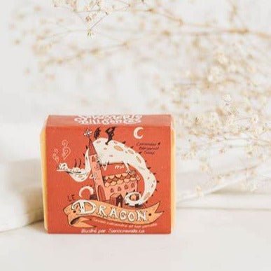 Savon Le dragon - Coriandre et bergamote - Marie fil - Boutique écoresponsable | Culotte menstruelle & Zéro déchet